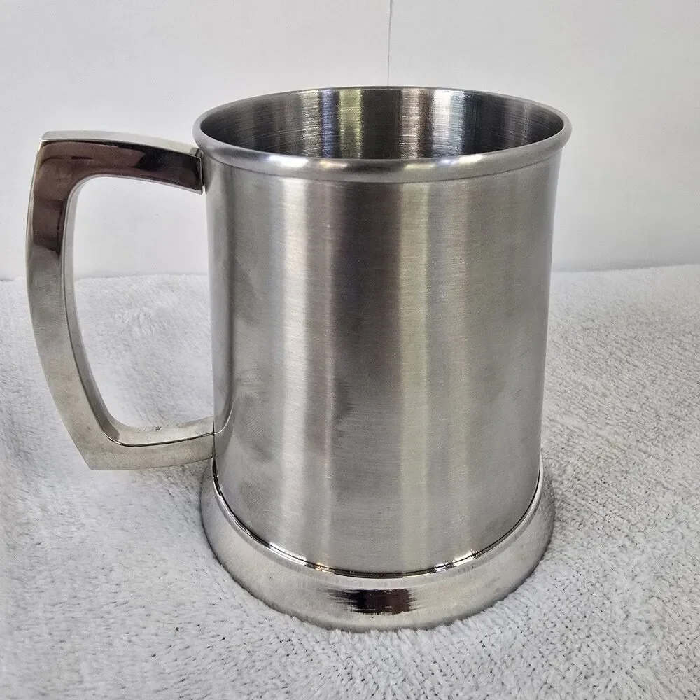 Sheridan Mug Non-Tarnish Silver Plated  Beer Stein 4 ⅜ Inch Cup Tankard